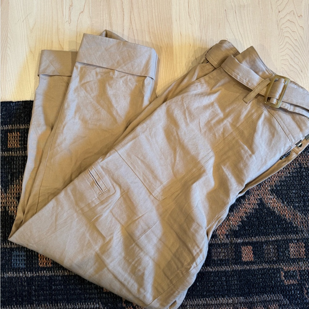 Vince Women's Tan Straight Leg Pants